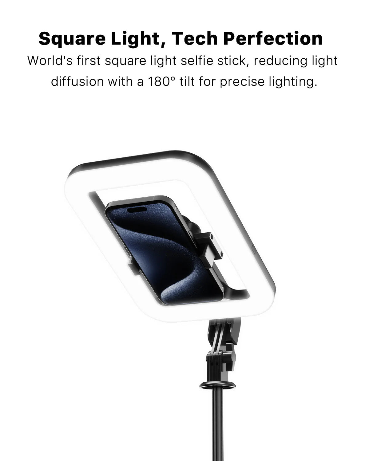 LIMITED TIME 50% OFF!!!  Selfie Ring Light with 72" Tripod Stand - Extendable Selfie Stick with Light for Phone, Live Streaming, Makeup, Travel, Gaming, Video, Includes Phone Holder& USB-C Powered - 1-Year Warranty